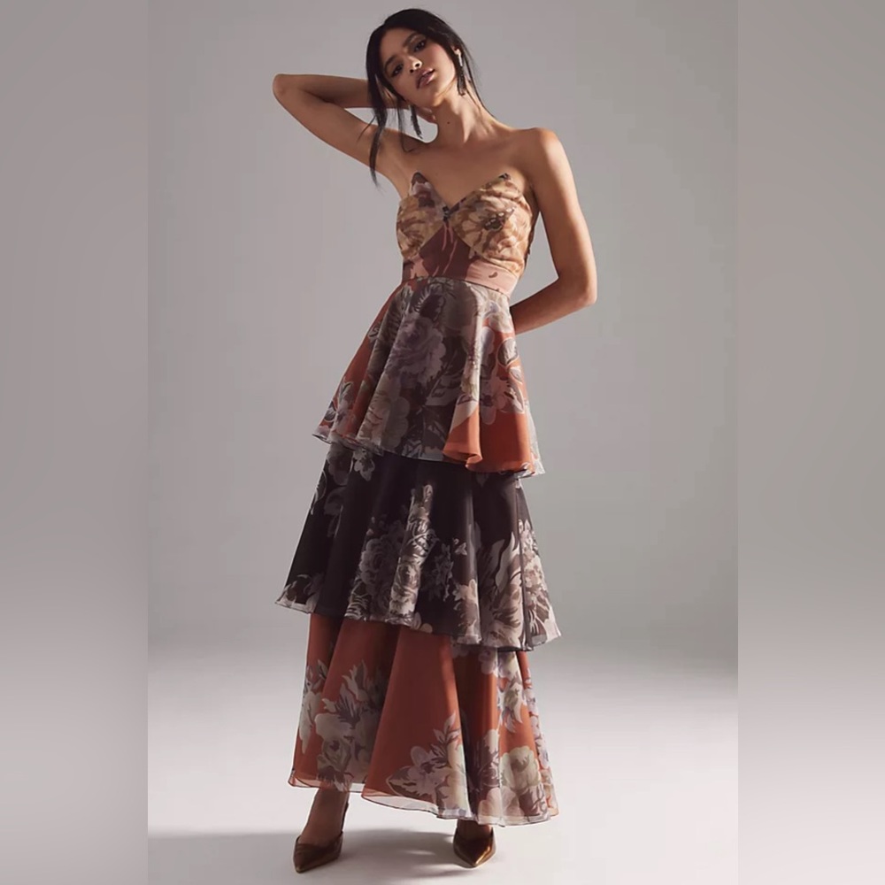 Geisha Designs Martina Floral Dress Sz Medium